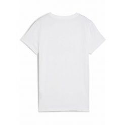 Damska koszulka z logo NO. 1 ESS METALLIC PUMA. Białe bluzki damskie Puma, xs, bez wzorów, sportowe, bez kołnierzyka, bez ramiączek. W wyprzedaży za 79.00 zł.