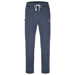 Spodnie dresowe LOAP Ednik męskie, S. Fioletowe spodnie materiałowe męskie ZENZIMAT, bez wzorów, z dresówki. Za 96.66 zł.