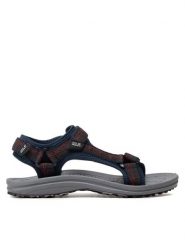 Jack Wolfskin Sandały Wave Breaker M 4052011 Granatowy. Niebieskie sandały męskie Jack Wolfskin, bez wzorów, z materiału, bez zapięcia. Za 169.99 zł.