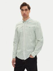 Mustang Koszula Rawlins 1016249 Zielony Slim Fit. Zielone koszule męskie Mustang, m, bez wzorów, z bawełny, bez kołnierzyka, bez ramiączek. Za 169.99 zł.
