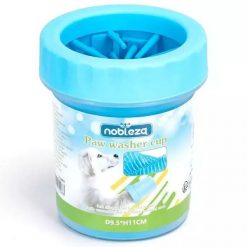 Nobleza Kubek do mycia łap D9.5xH11cm silikonowy czyścik miękka szczotka. Golarki i trymery Nobleza. Za 20.22 zł.