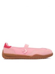 Converse Baleriny Run Star Trainer Ballet Flat​ A17031C Różowy. Czerwone balerinki damskie Converse, bez wzorów, ze skóry, retro, bez obcasa, bez zapięcia. Za 349.99 zł.