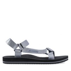 Sandały 4F. Szare sandały męskie 4F, bez wzorów, bez zapięcia. Za 119.99 zł.