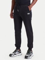 KARL LAGERFELD Spodnie dresowe 705782 564917 Granatowy Regular Fit. Niebieskie spodnie sportowe męskie KARL LAGERFELD, m, bez wzorów, z bawełny. Za 439.99 zł.