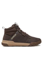 CAT Footwear Trzewiki Hex Ready Mid P726104 Brązowy. Brązowe botki męskie CAT Footwear, bez wzorów, ze skóry, bez obcasa, bez zapięcia. Za 409.99 zł.