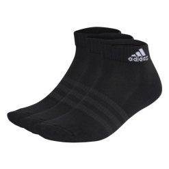 Skarpety stopki unisex Adidas 3 pary. Czarne skarpetki damskie Adidas, bez wzorów. Za 59.00 zł.