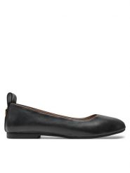 Boss Baleriny Dasy Ballerina NA 50523555 Czarny. Czarne balerinki damskie Boss, bez wzorów, ze skóry, bez obcasa, bez zapięcia. Za 699.99 zł.