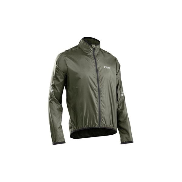 Kurtka rowerowa od wiatru i deszczu NORTHWAVE Vortex 2 DWR. Zielone kurtki męskie Northwave, m, bez wzorów, bez kaptura. Za 220.00 zł.