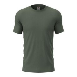 Klasyczna Koszulka Unisex Dla Dorosłych. Niebieskie bluzki damskie Stedman, bez wzorów, klasyczne, bez kołnierzyka, bez ramiączek. Za 40.99 zł.