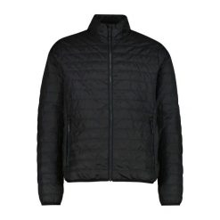 Pikowana kurtka puchowa CMP. Czarne kurtki męskie CMP, xl, bez wzorów, z puchu, bez kaptura. Za 299.00 zł.