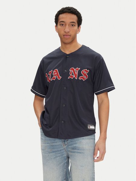 Vans Koszula Ye Olde VN000KUQJDU1 Granatowy Regular Fit. Niebieskie koszule męskie Vans, m, bez wzorów, z syntetyku, bez kołnierzyka, bez ramiączek. Za 199.99 zł.