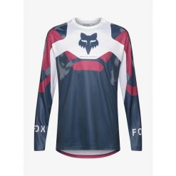 Bluza enduro męska Fox Ranger LS Jersey Tactile. Białe bluzy męskie FOX, m, bez wzorów, z jersey, sportowe, bez ramiączek, bez kaptura. Za 247.49 zł.