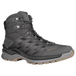 Buty trekkingowe męskie Lowa Ferrox Mid Gtx. Szare trekkingi męskie Lowa, z materiału, za kostkę, bez zapięcia. Za 901.00 zł.