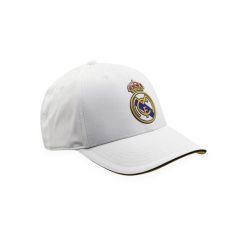 Czapka kibiców Realu Madryt 2025/26. Białe czapki damskie REAL MADRID, bez wzorów, eleganckie. Za 104.32 zł.