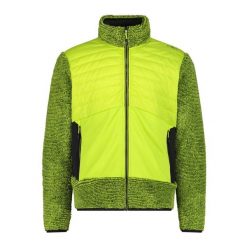 Kurtka polarowa z zamkiem na całej długości CMP. Zielone kurtki męskie CMP, bez wzorów, z polaru, sportowe, bez kaptura. Za 349.40 zł.