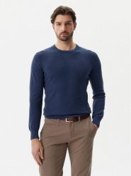 Guess Sweter M5GR02Z3MH1 Niebieski Regular Fit. Niebieskie swetry męskie Guess, m, z aplikacjami, z bawełny, bez kołnierzyka, bez ramiączek. Za 199.99 zł.