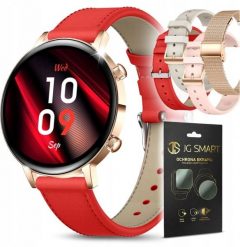 Smartwatch JG Smart SMARTWATCH MK96 - ZŁOTY. Żółte zegarki smartwatch JG Smart, bez wzorów. Za 259.99 zł.
