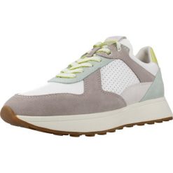 Buty GEOX D AMABEL Biały. Białe obuwie trekkingowe damskie Geox, z tkaniny, bez zapięcia. Za 306.99 zł.