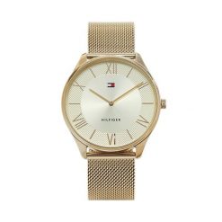 Zegarek Tommy Hilfiger. Żółte zegarki męskie Tommy Hilfiger, bez wzorów, złote. Za 529.99 zł.