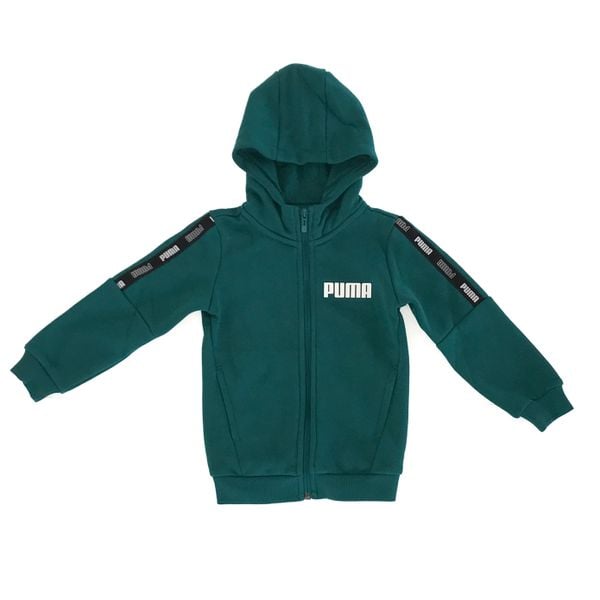 Puma Bluza Tape 67407313. Szare bluzy damskie Puma, bez wzorów, z bawełny, bez ramiączek, bez kaptura. Za 166.99 zł.
