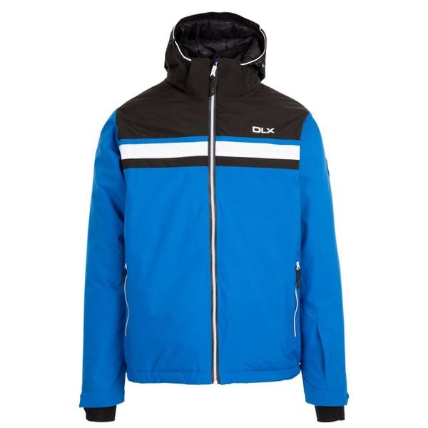 Męska Kurtka Narciarska Vaughn DLX. Niebieskie kurtki sportowe męskie Trespass, na zimę, m, bez wzorów, bez kaptura, narciarskie. Za 558.99 zł.