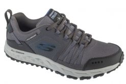 Buty trekkingowe męskie, Escape Plan. Szare trekkingi męskie Skechers, z materiału, przed kostkę, bez zapięcia. Za 299.99 zł.