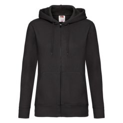Bluza Damska Premium Z Kapturem. Czarne bluzy damskie fruit of the loom, s, bez wzorów, bez ramiączek, z kapturem. Za 167.99 zł.