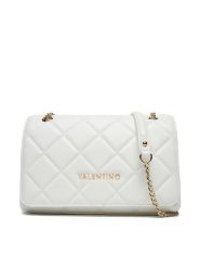 Valentino Torebka Ocarina VBS3KK02R Biały. Białe torebki do ręki damskie Valentino, bez wzorów, ze skóry, bez dodatków. Za 449.99 zł.