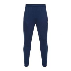 Spodnie piłkarskie męskie Capelli Basic I Adult Training. Niebieskie spodnie sportowe męskie CAPELLI SPORT, m, bez wzorów, z dresówki, do piłki nożnej. Za 109.99 zł.