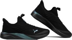 Puma Buty damskie Softride Sophia 2 Slip-On Metachromatic czarne 379590 01 38. Czarne obuwie sportowe damskie Puma, bez wzorów, bez zapięcia. Za 321.72 zł.