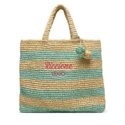 Torebka Liu Jo. Niebieskie shopperki damskie Liu Jo, bez wzorów, bez dodatków. Za 389.99 zł.