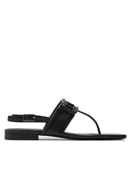 Emporio Armani Sandały X3Q087 XF271 00002 Czarny. Czarne sandały damskie Emporio Armani, bez wzorów, ze skóry, bez obcasa, na płaskiej podeszwie, bez zapięcia. Za 1,009.00 zł.