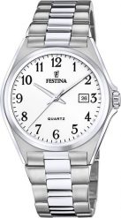 Zegarek Festina Zegarek męski Festina F20552-1 srebrny. Szare zegarki męskie Festina, bez wzorów, srebrne. Za 310.99 zł.