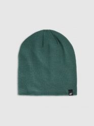 4F Czapka zimowa męska - oliwkowa M. Brązowe czapki męskie 4F, na zimę, bez wzorów, z materiału. Za 39.99 zł.