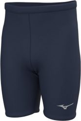 Legginsy midi Mizuno MZNRB. Niebieskie legginsy damskie Mizuno, bez wzorów, z materiału. Za 221.00 zł.