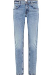MUSTANG OREGON TAPERED MĘSKIE SPODNIE JEANSOWE JEANSY DENIM BLUE 1014040 5000 202. Niebieskie spodnie materiałowe męskie Mustang, bez wzorów, z bawełny, z obniżonym stanem. Za 199.99 zł.