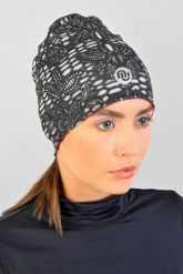 Czapka smerfetka termoaktywna dwustronna Unisex Nessi Sportswear. Szare czapki damskie NESSI SPORTSWEAR, bez wzorów, z elastanu, sportowe. Za 199.00 zł.