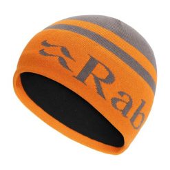 Czapka dzianinowa z logo Rab Logo Band Beanie. Zielone czapki damskie RAB, bez wzorów, z dzianiny. Za 64.99 zł.