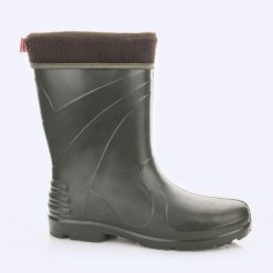 Kalosze damskie Lemigo Alaska CE ocieplane. Zielone kalosze damskie Lemigo, bez wzorów, z materiału, bez zapięcia. Za 149.99 zł.