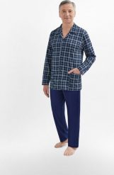 Martel Piżama męska z długim rękawem długie spodnie Antoni 403 Rozpinana 3XL 3XL. Piżamy męskie Martel, m, bez wzorów, bez kołnierzyka, bez ramiączek, długie. Za 164.79 zł.