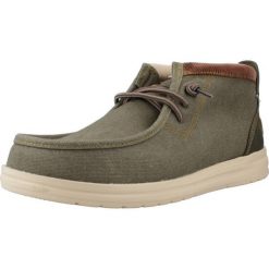Tenisówki Hey Dude Model Wally Mid Grip R Workwea Kolor Zielony. Brązowe trampki męskie Hey dude, bez wzorów, z materiału, bez zapięcia. Za 249.00 zł.