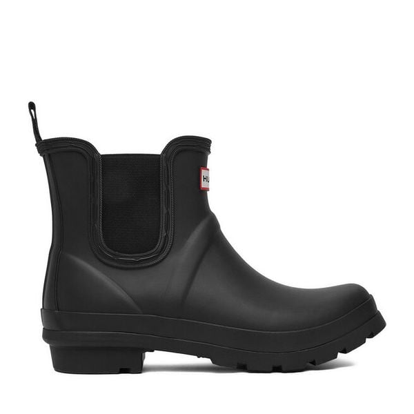 Kalosze Hunter. Czarne kalosze damskie Hunter, bez wzorów, bez zapięcia. Za 219.99 zł.