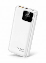 Powerbank Teltech TT-PB20 20000mAh Biały. Białe powerbanki Teltech. Za 48.08 zł.