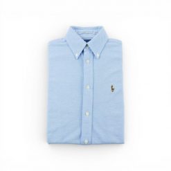 Second life - Koszula damska Polo Ralph Lauren jednolita niebieska - Jak nowy. Niebieskie koszule damskie Ralph Lauren, l, bez wzorów, eleganckie, bez kołnierzyka, bez ramiączek. Za 212.96 zł.