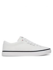 Tommy Hilfiger Tenisówki Hi Vulc Core Low Ii Mesh FM0FM05513 Biały. Białe trampki męskie Tommy Hilfiger, bez wzorów, z materiału, bez zapięcia. Za 199.99 zł.