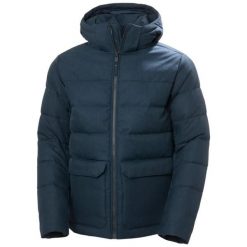 Kurtka puchowa Helly Hansen Chill. Niebieskie kurtki męskie Helly Hansen, na zimę, l, bez wzorów, z puchu, bez kaptura. Za 1,008.50 zł.