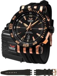 Zegarek męski Vostok Europe NH35A-575E282S czarny. Czarne zegarki męskie Vostok Europe, bez wzorów. Za 6,853.44 zł.