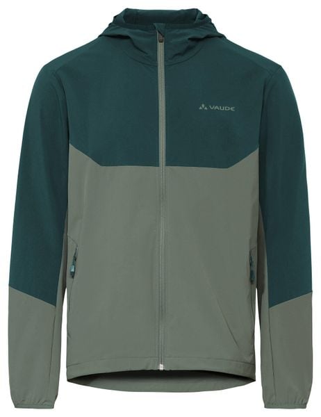 Kurtka softshellowa M Moab Jacket IV. Zielone kurtki męskie Vaude, m, bez wzorów, z materiału, z kapturem. Za 519.00 zł.