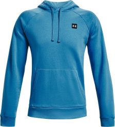 Under Armour Bluza męska Under Armour Rival Fleece Hoodie niebieska 1357092 422 S. Niebieskie bluzy męskie Under Armour, m, bez wzorów, bez kaptura. Za 185.31 zł.