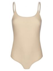 Chantelle Body Soft Stretch C10680 Beżowy. Brązowe body Chantelle, bez wzorów, z syntetyku. Za 129.99 zł.